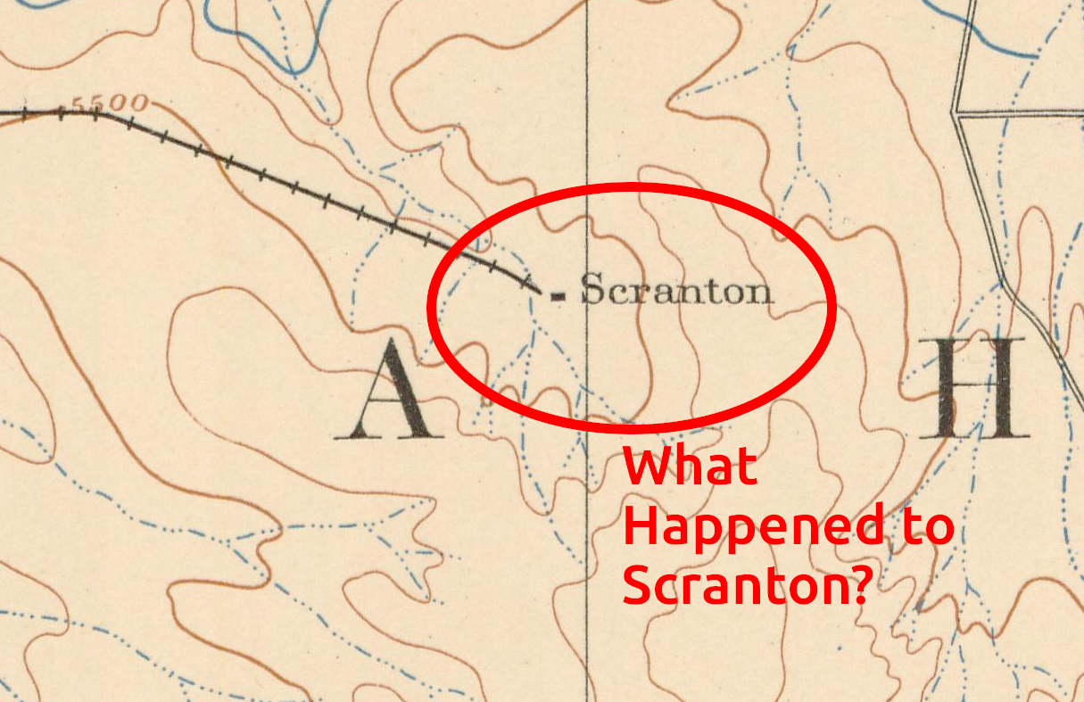 The missing Town East of Denver